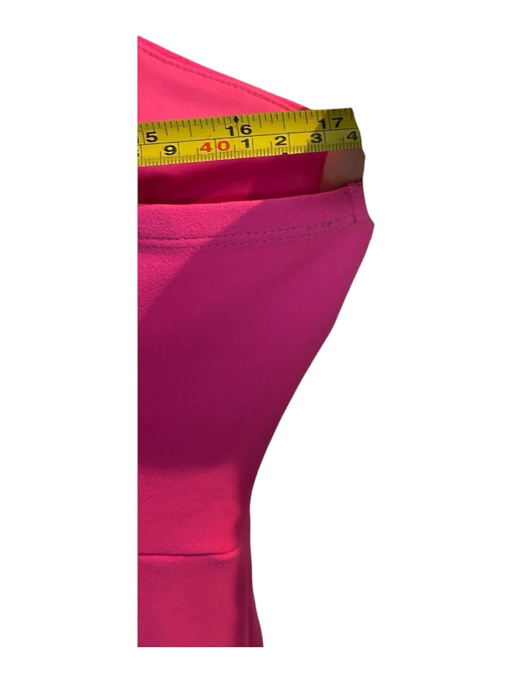 Fuchsia One-Shoulder Ruffle Women’s one piece - Picture 5 of 8